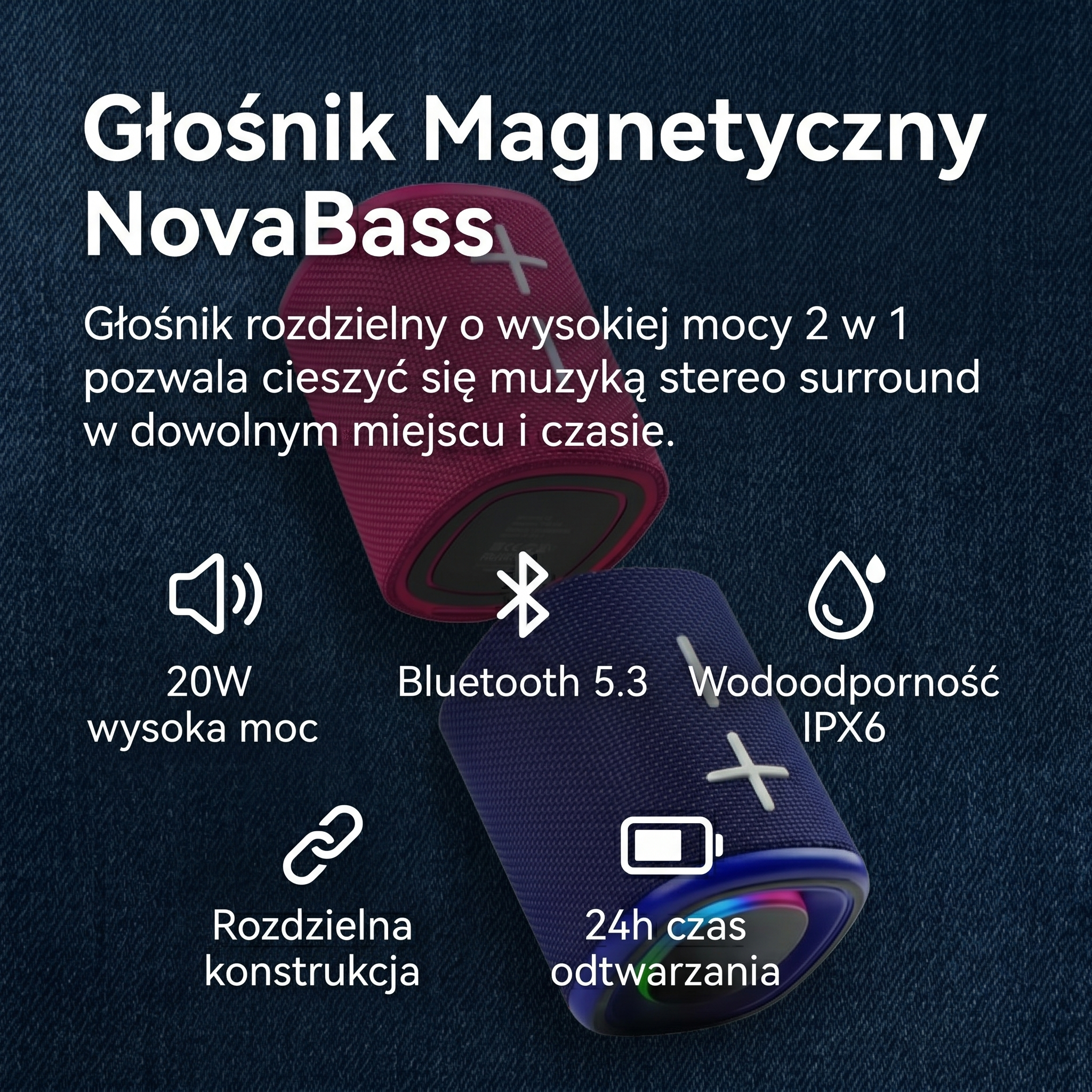 Głośnik Magnetyczny NovaBass